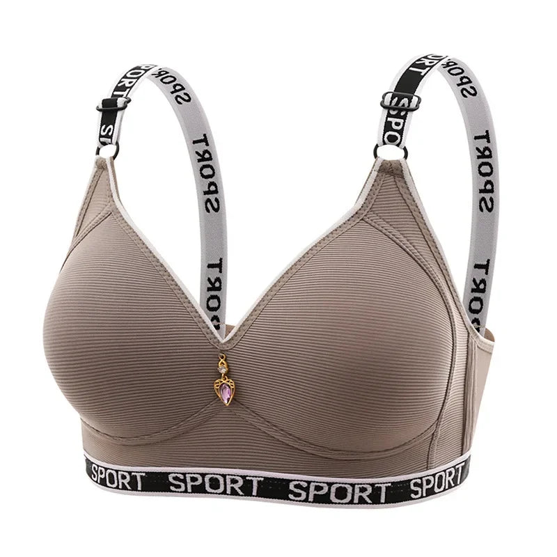 Wire-Free Supportive Back-Close Bra | Large Bust Support | No Underwire | 6 Colors
