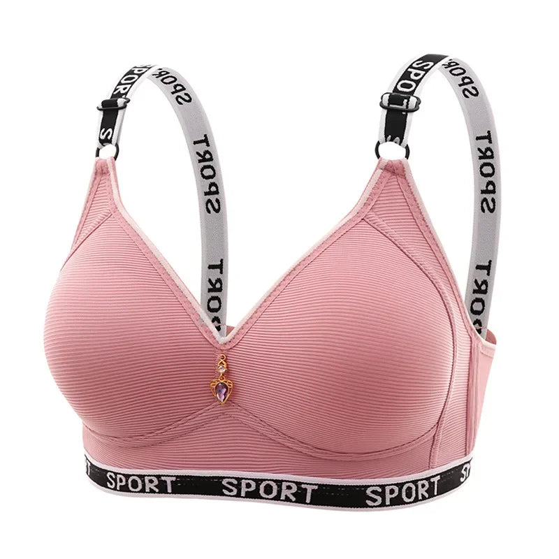 Wire-Free Supportive Back-Close Bra