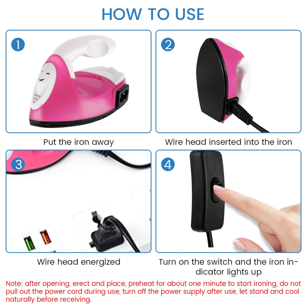Mini Craft Iron & Heat Press