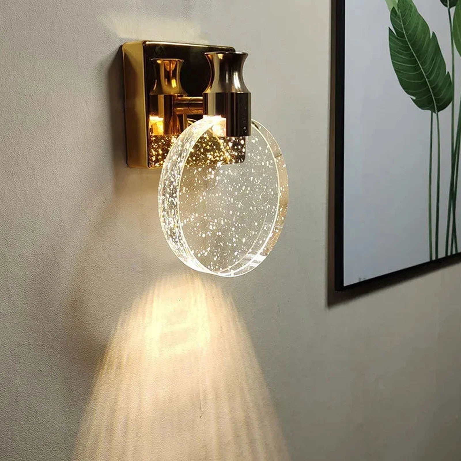 Crystal LED Wall Lamp