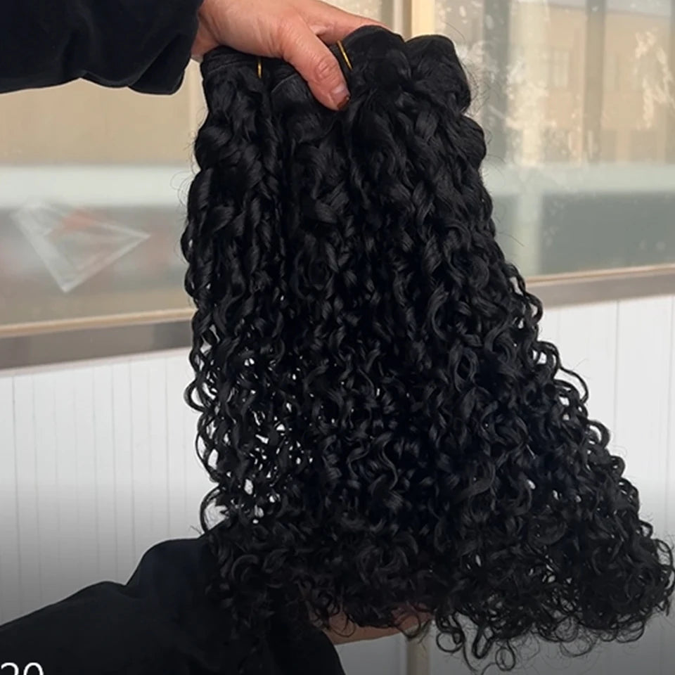 Pixie Afro Curly Human Hair Bundles - alternate view