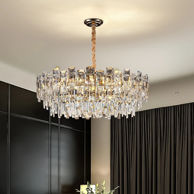 Loft Crystal Pendant Chandelier - detail view