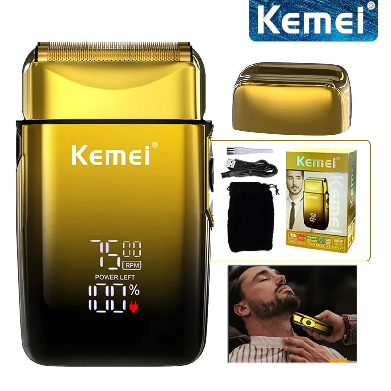 Rechargeable Electric Shaver for Men