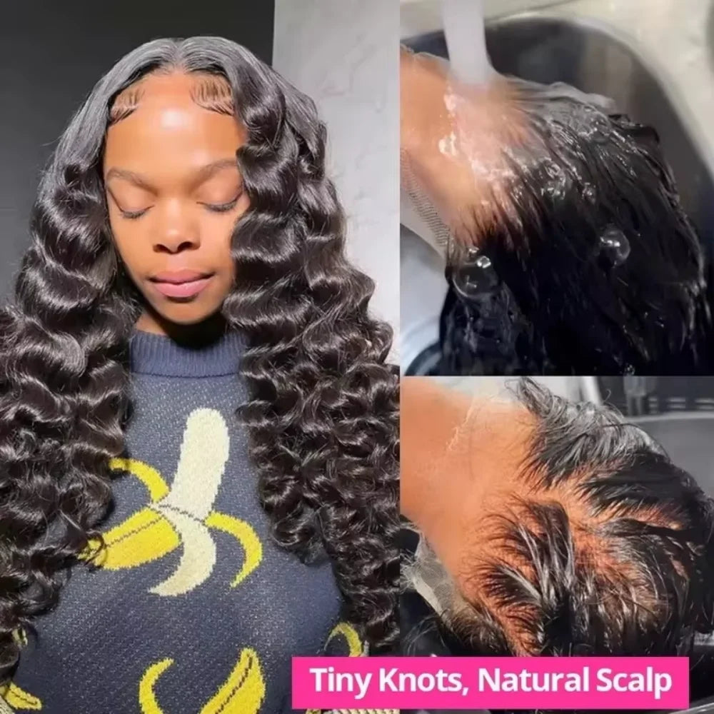 Loose Deep Water Wave HD Lace Wig
