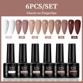 VOKY 6-Piece Set of Nail Gel, Seasonal Fashionable Nail Gel, The Perfect Gift for Ladies to Give During Festivals