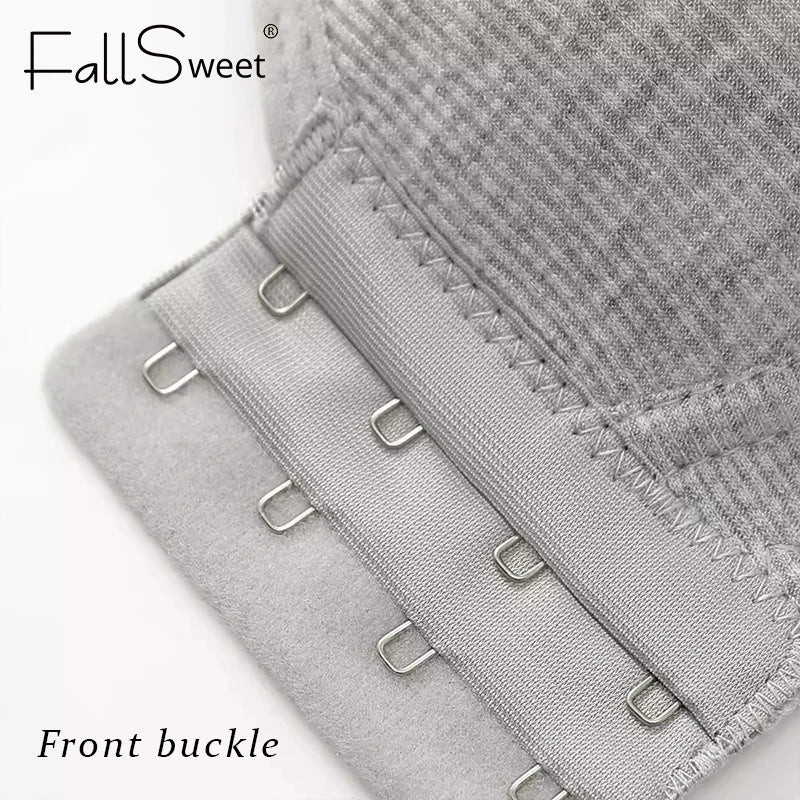Seamless Front-Closure Push-Up Bra
