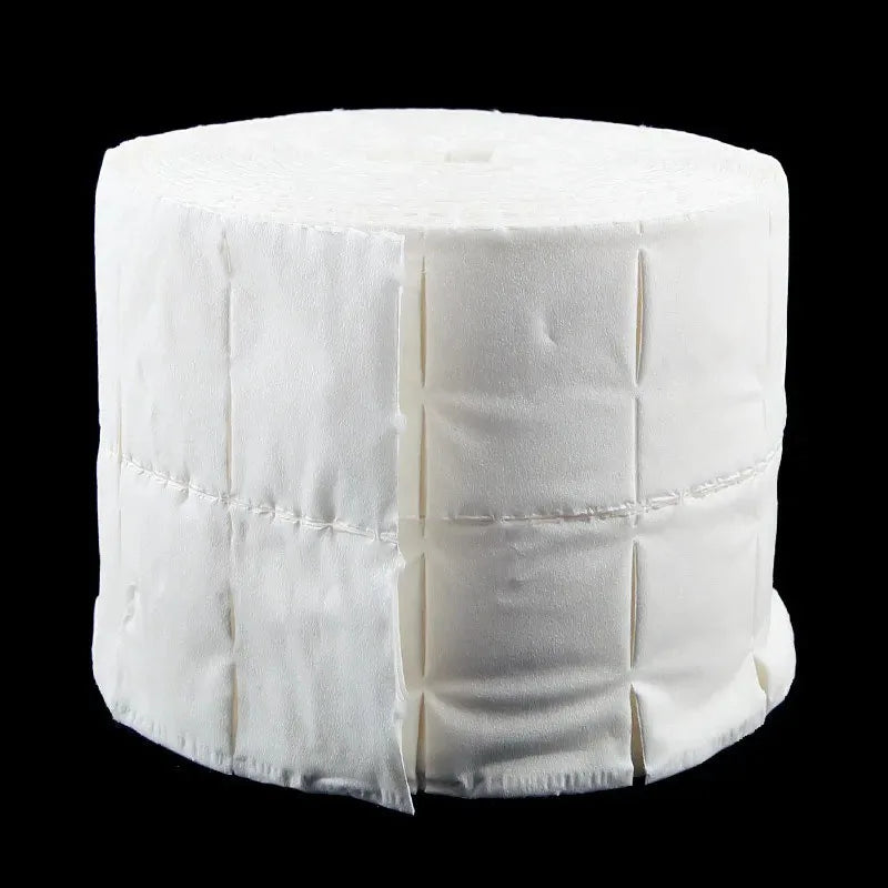 300Pcs Nail Wipe Cotton Pads Nail Manicure Soak Nail Art Cleaning Manicure Tool Polish Remover Cleaner Paper Small Roll