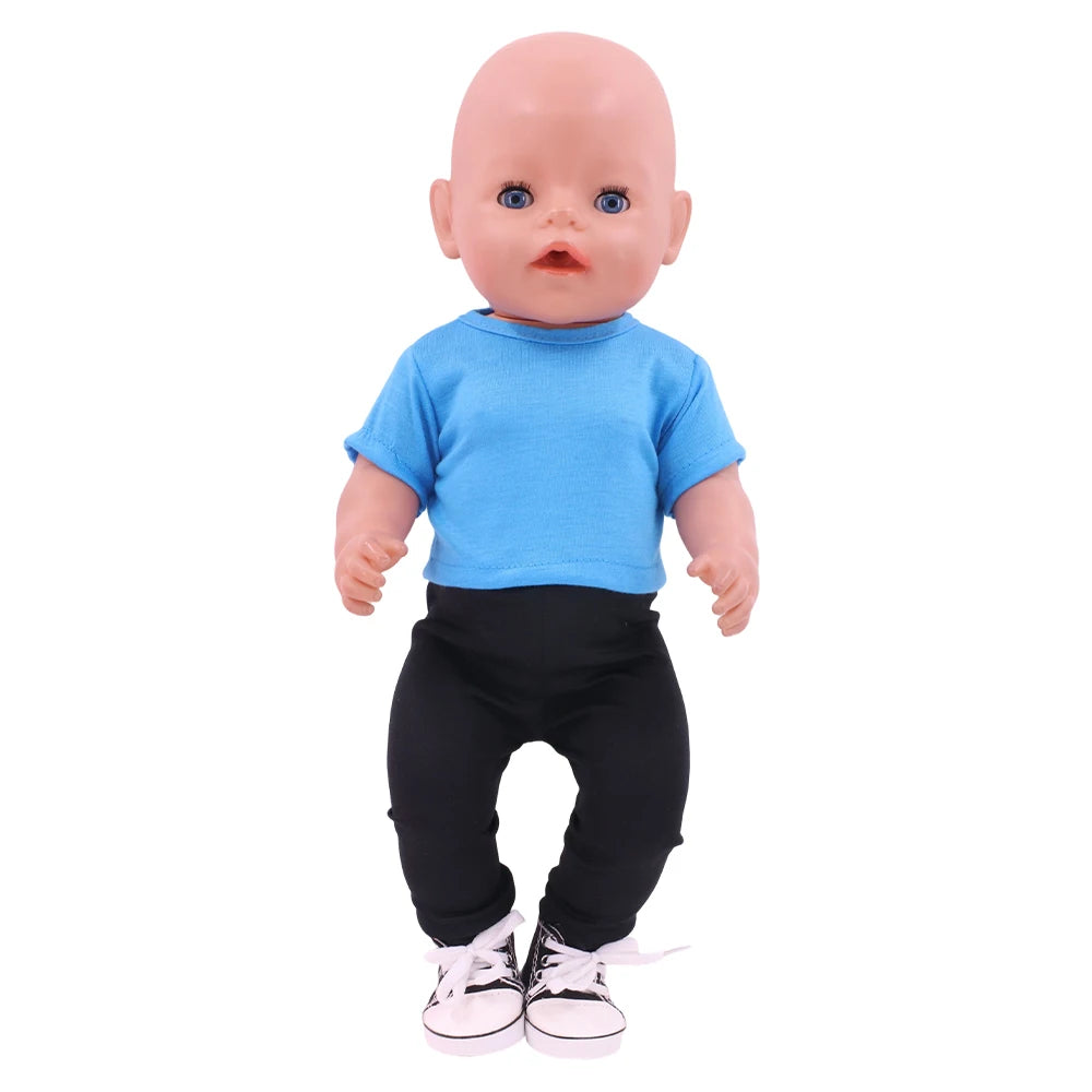 Doll T-Shirt Clothes for 16-18 Inch Dolls