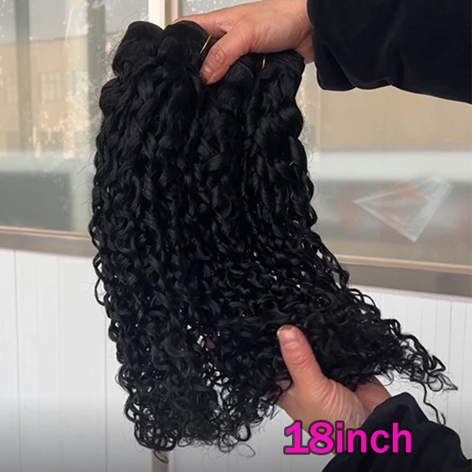 Pixie Afro Curly Human Hair Bundles