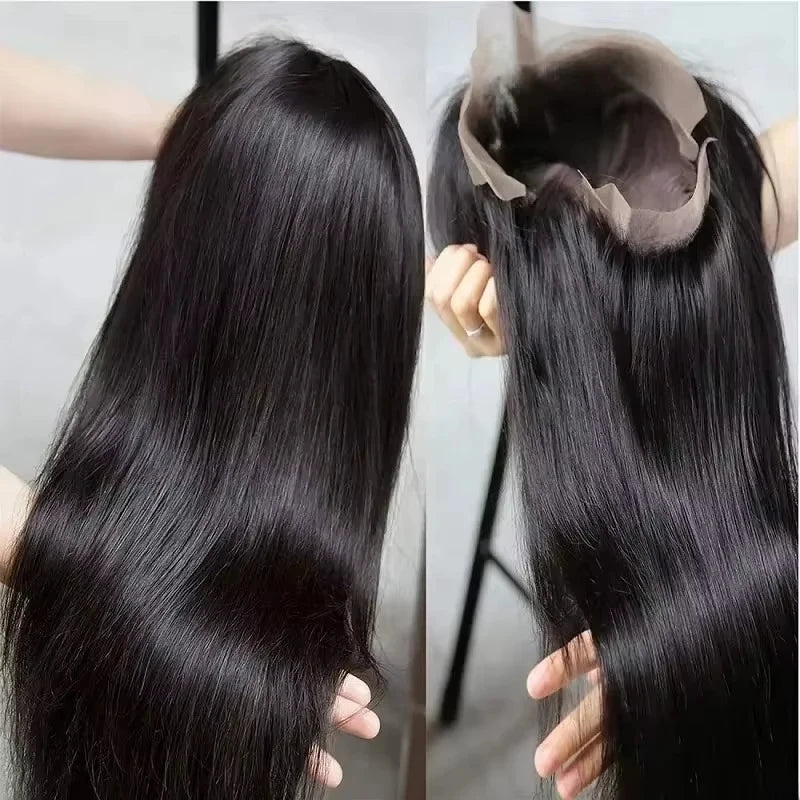 Glueless Put-On-and-Go Wig, Brazilian Human Hair - alternate view