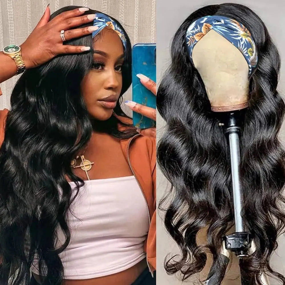 Jerry Curly Headband Wig