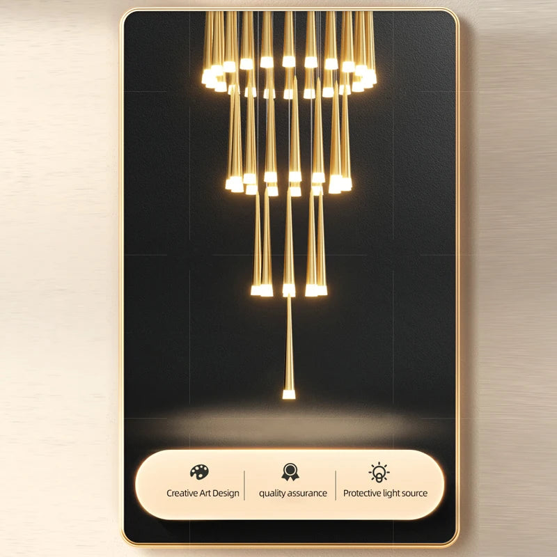 Nordic LED Pendant Chandelier - detail view