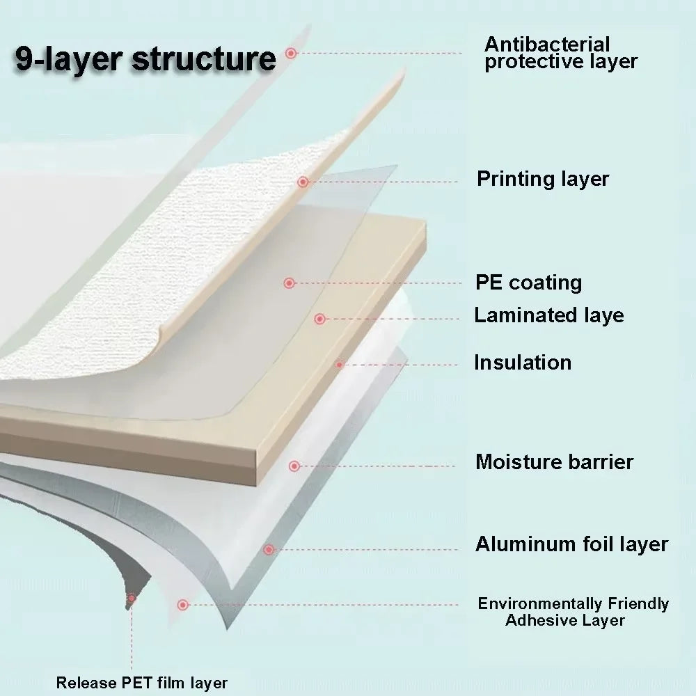 3D Foam Self-Adhesive Wall Sticker