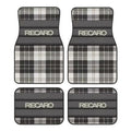 4pcs RECARO -Heavy-Duty All-Weather Floor Mats - Fit For Driver's Footwell With Pedal Cutouts - Easy-to-Clean Car Interior Prote