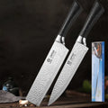 Kitchen knife forged from stainless steel, Japanese-style. Kitchen accessories suitable for chefs for cutting meat and fruits