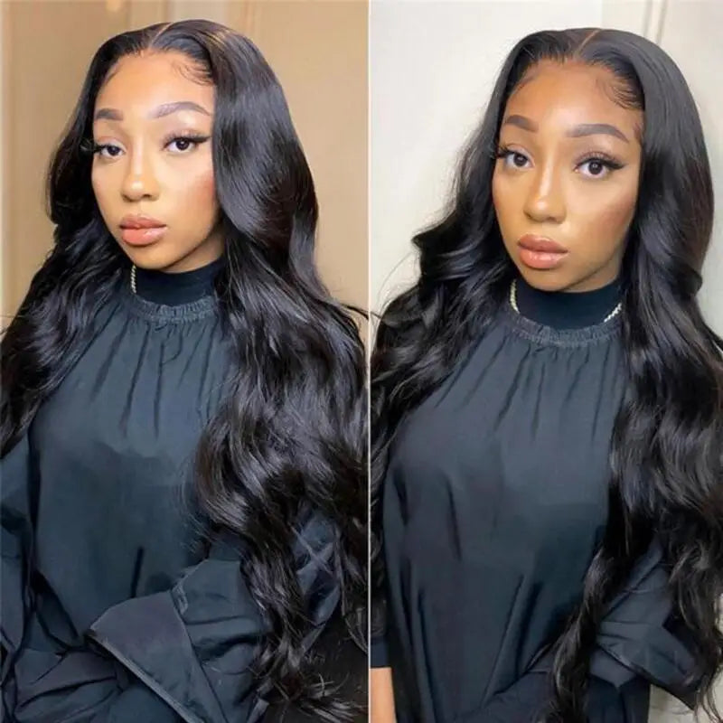 HD Transparent Lace Front Wig, Body Wave