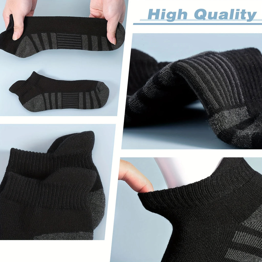 Men's Breathable Mesh Low-Cut Socks (12-Pack)
