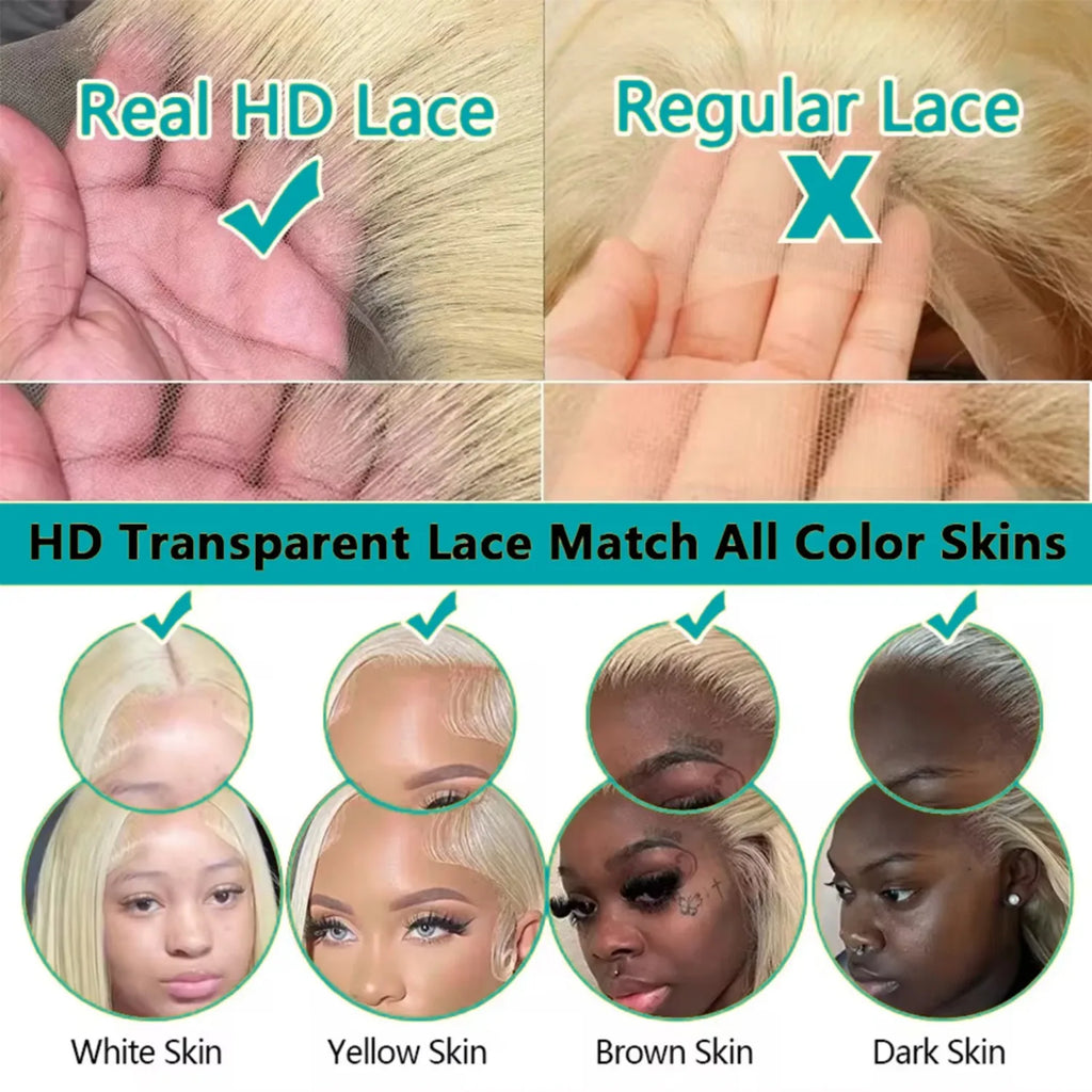 #613 Blonde Body Wave HD Lace Wig