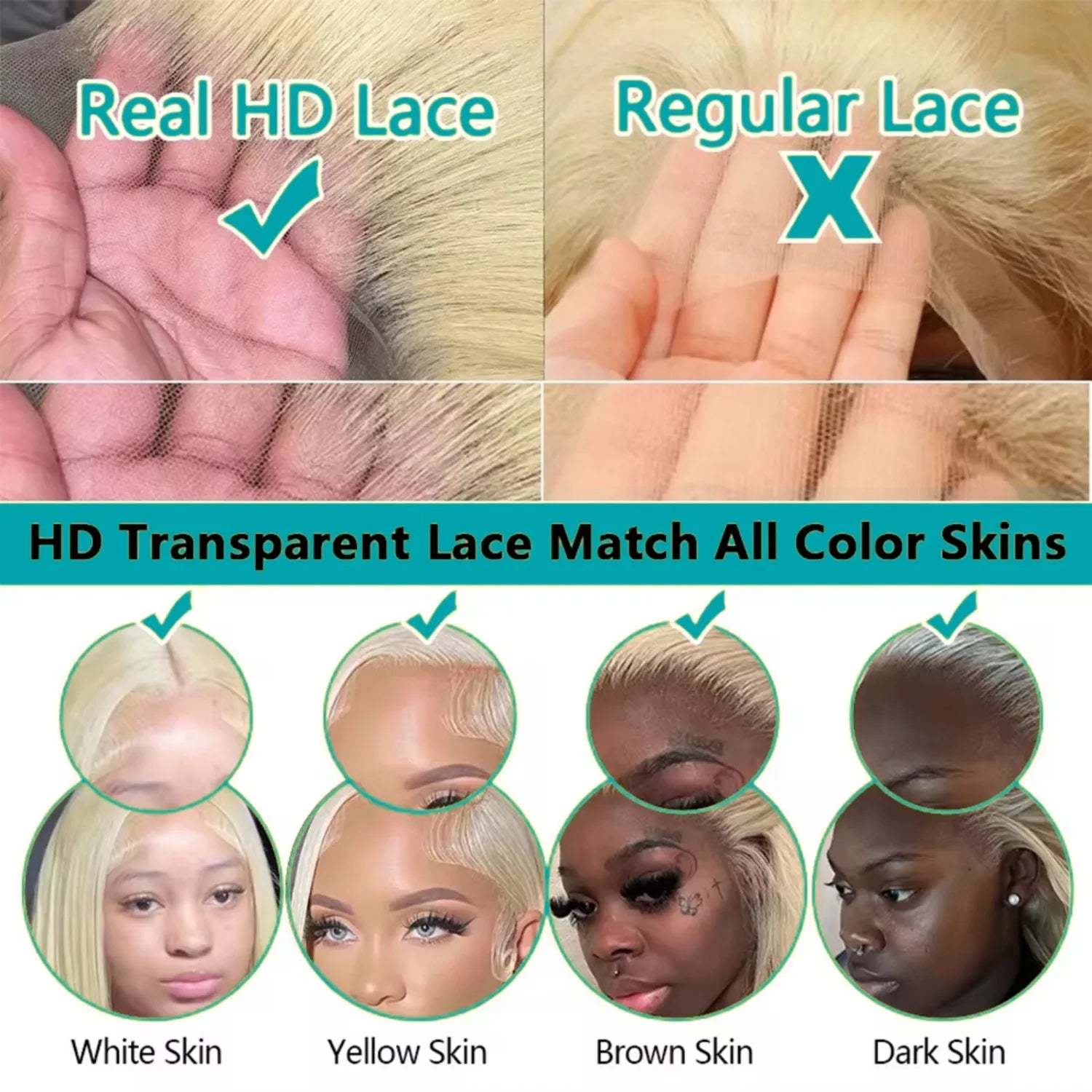 #613 Blonde Body Wave HD Lace Wig