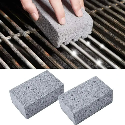 BBQ Grill Cleaning Brush with Pumice Block - alternate view