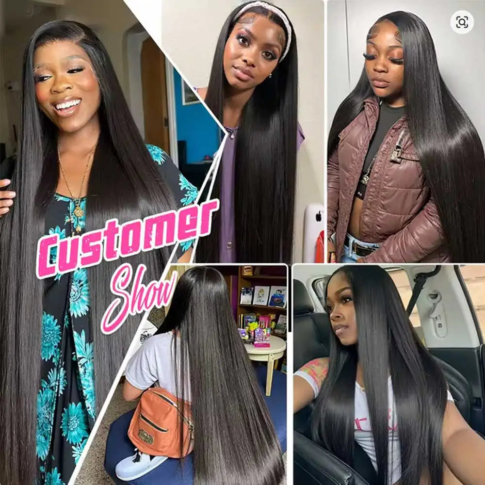 Straight HD Lace Front Human Hair Wig