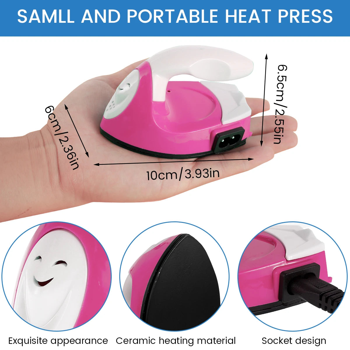 Mini Craft Iron & Heat Press - alternate view