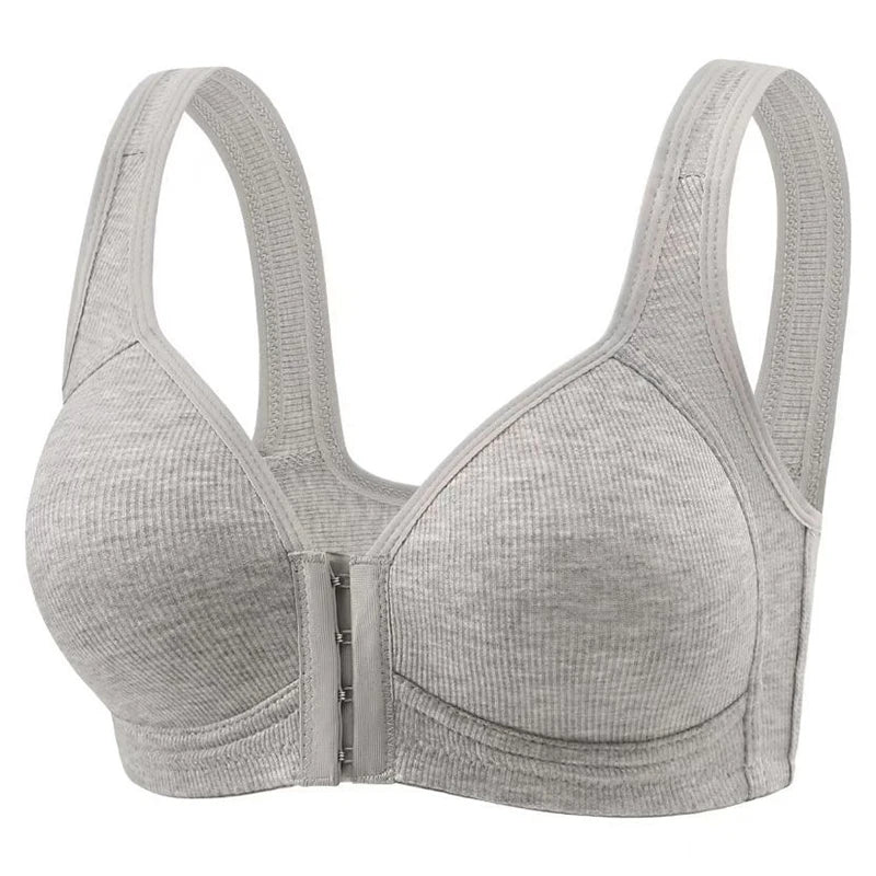 Seamless Front-Closure Push-Up Bra
