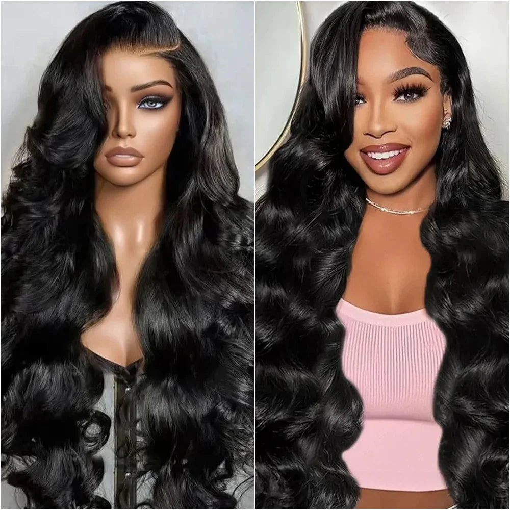 HD Transparent Lace Front Wig, Body Wave