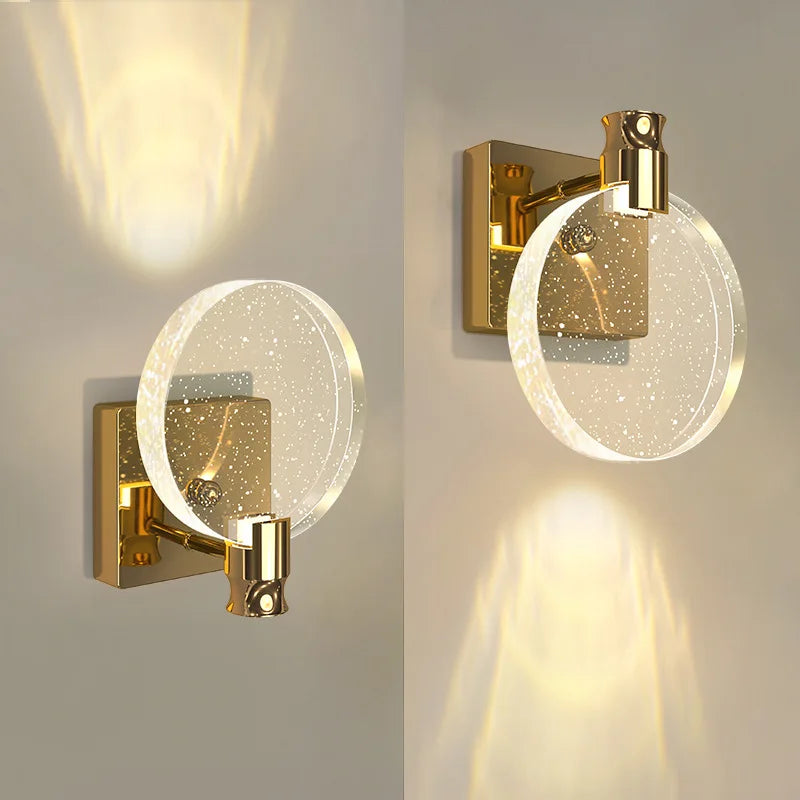 Crystal LED Wall Lamp - alternate view