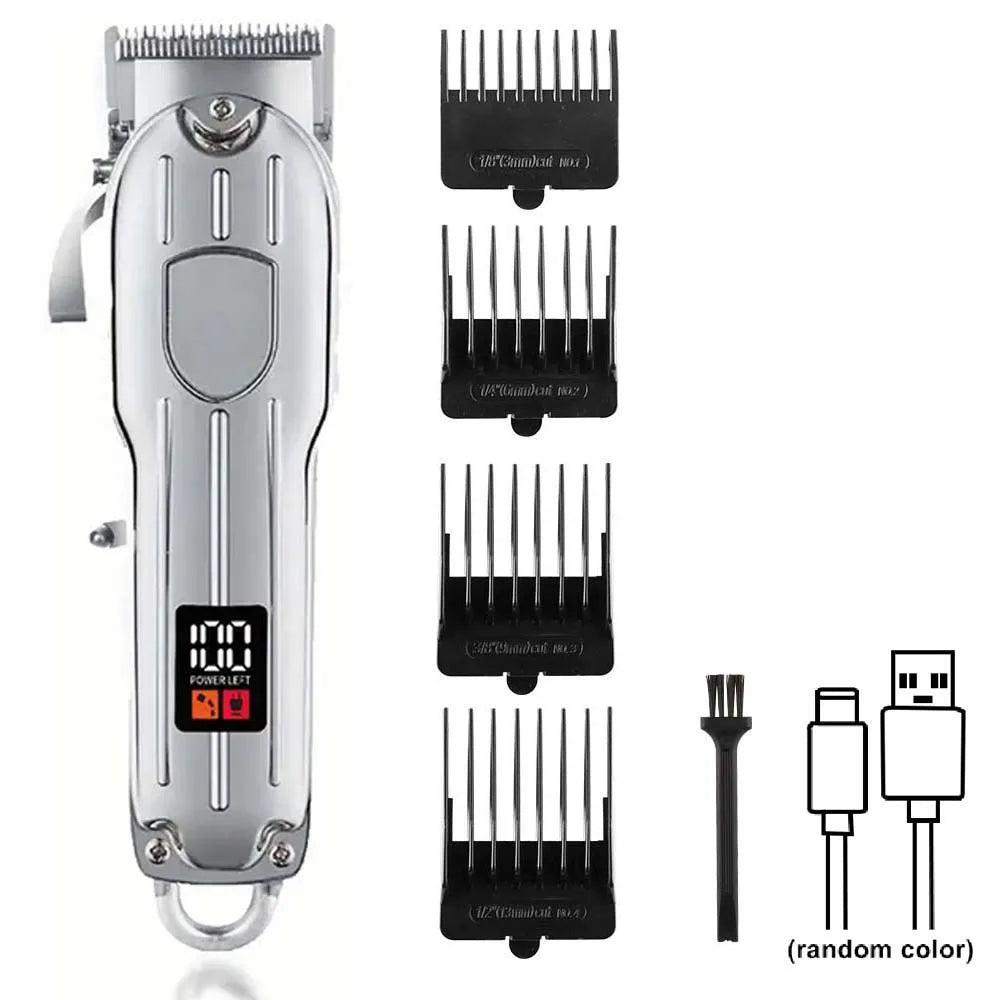 Rechargeable Hair Clipper & Trimmer Kit