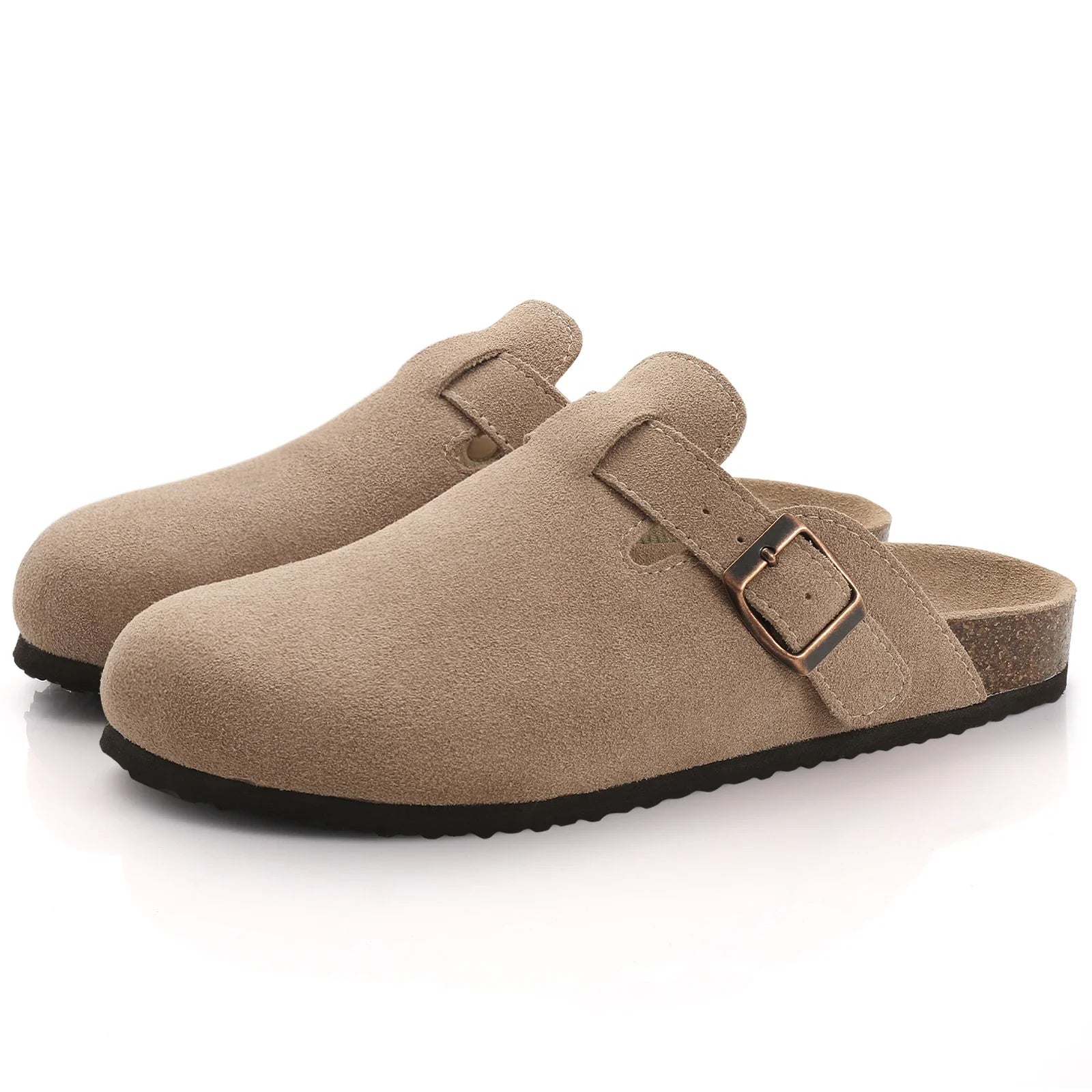 Cork Suede Mules Slippers - alternate view