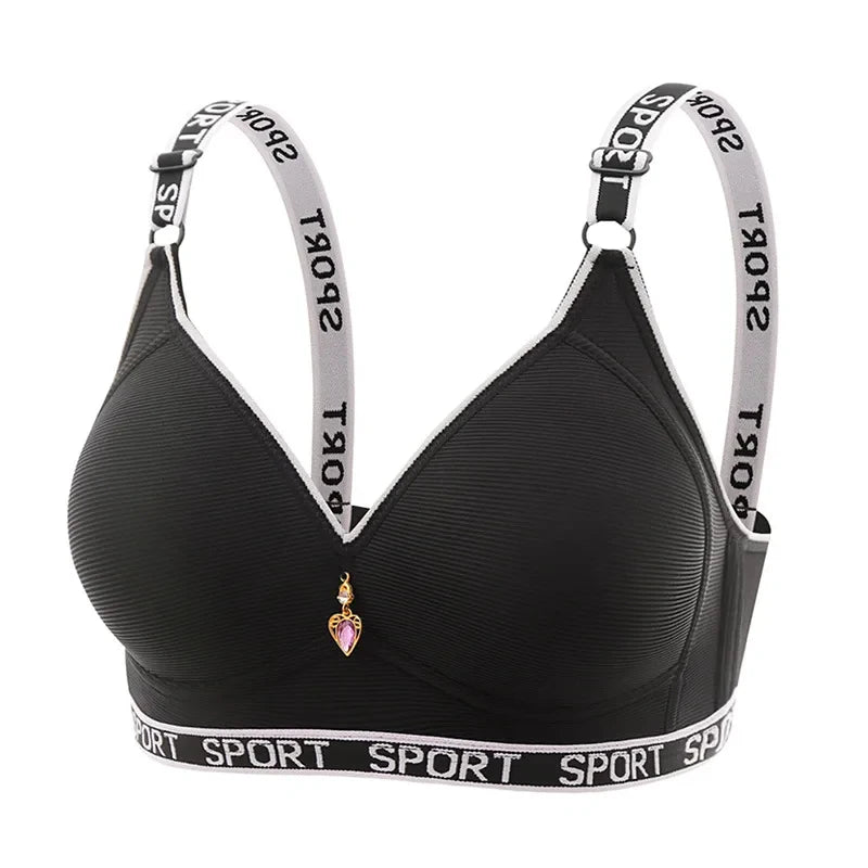 Wire-Free Supportive Back-Close Bra - alternate view