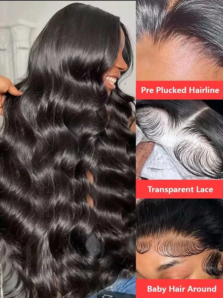 Wear & Go Glueless Wig, Body Wave Wet & Wavy - detail view