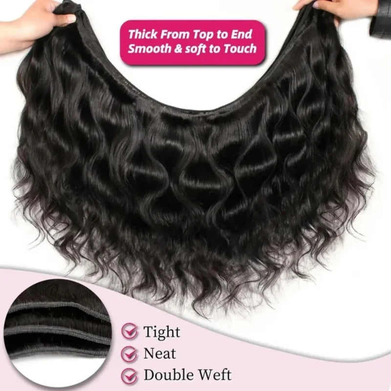 42-Inch Body Wave Human Hair Bundles
