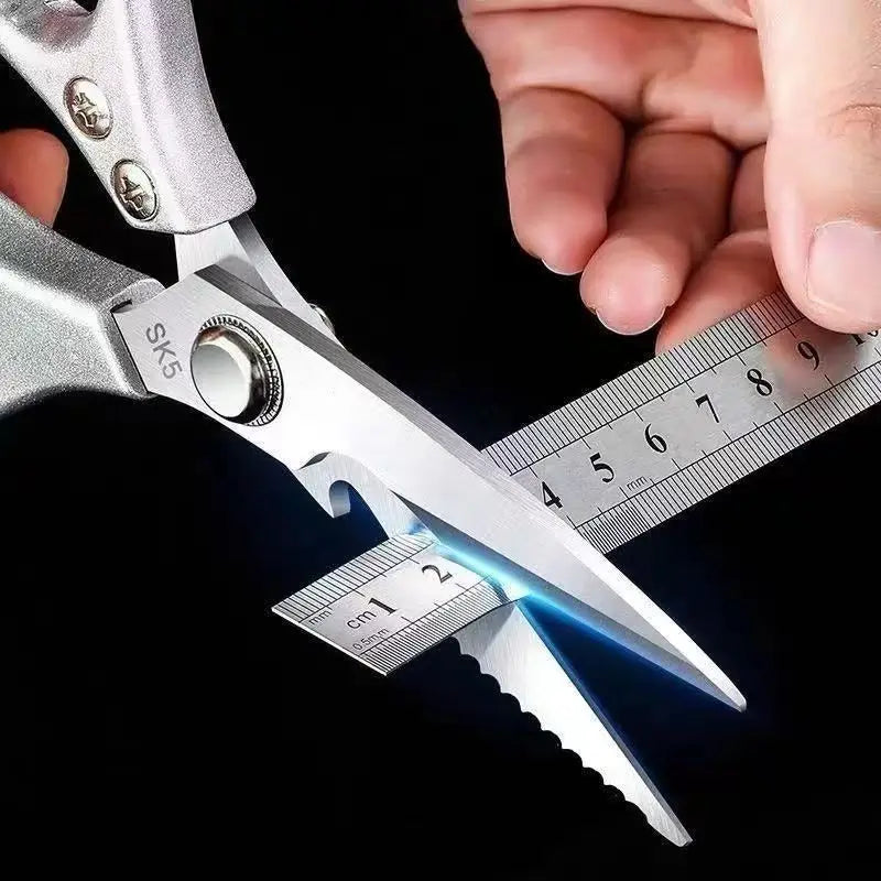 Kitchen Stainless Steel Kitchen Scissors - Suitable For Home Use For Cutting Chicken Bones Meat And Fish - Large Scissors