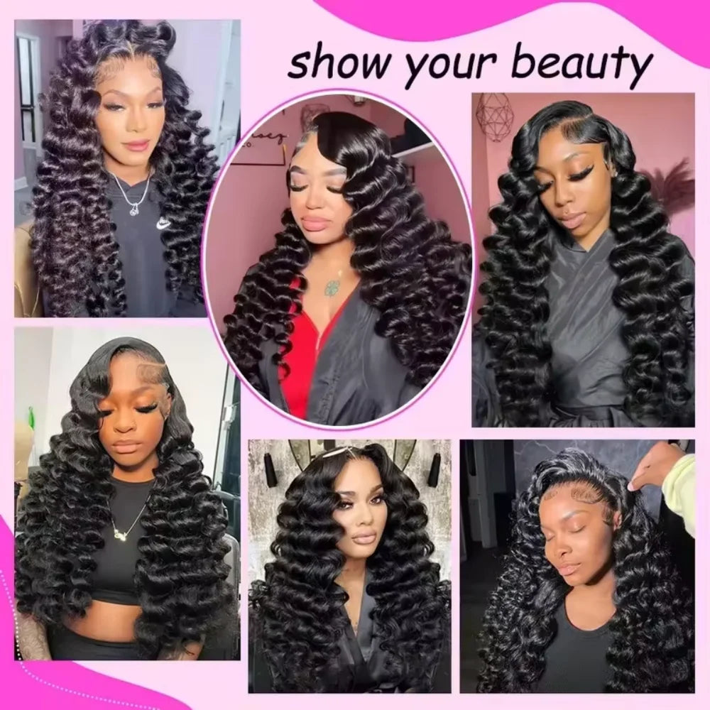 Loose Deep Water Wave HD Lace Wig