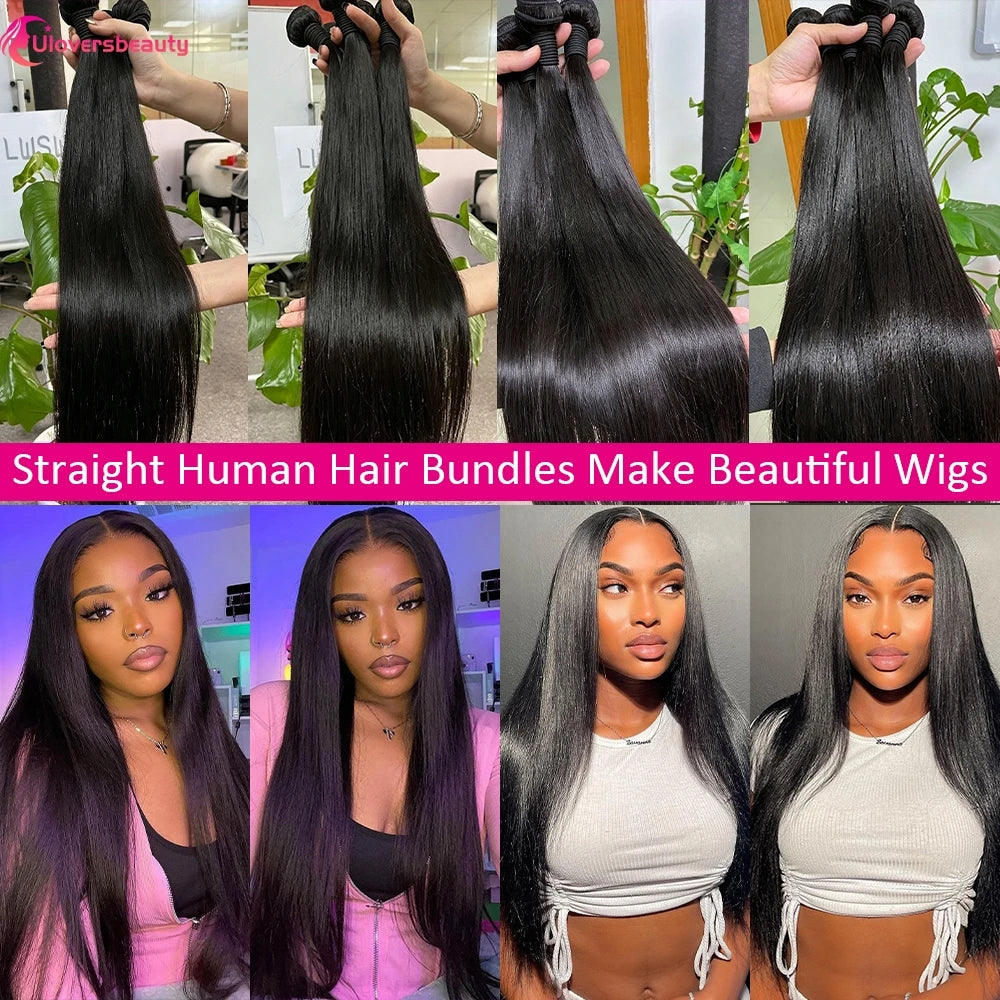 18-24 Inch Raw Straight Human Hair Bundles