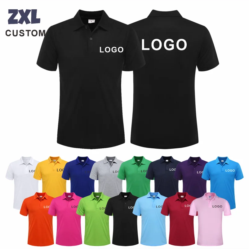 Custom Logo Breathable Polo Shirt