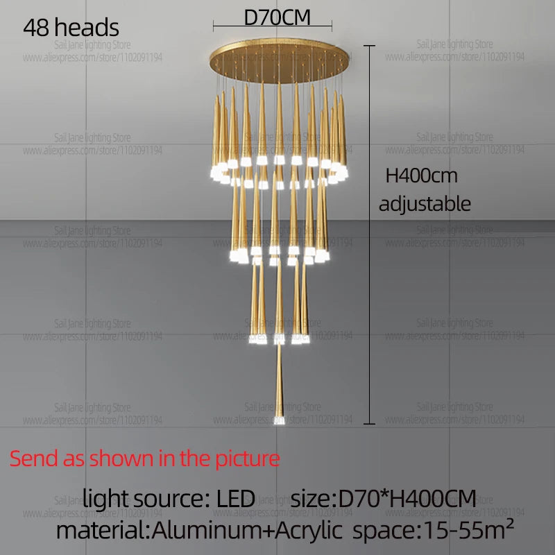 Nordic LED Pendant Chandelier