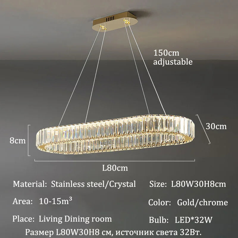 Luxury Crystal Pendant Chandelier