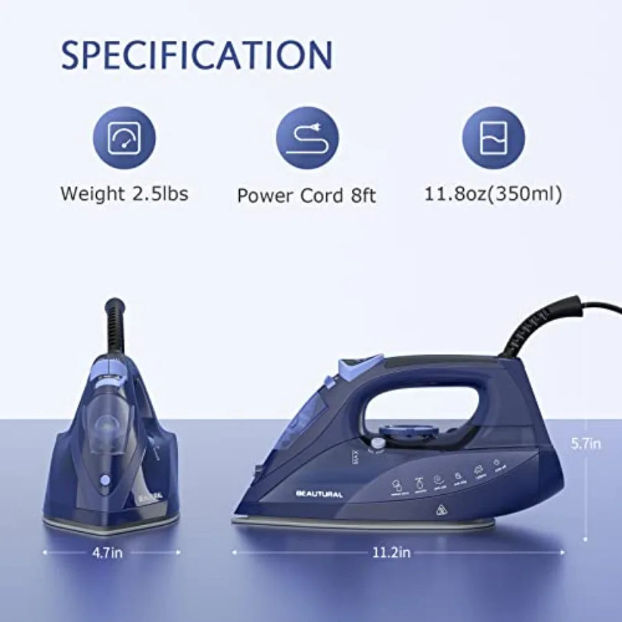 Ceramic Soleplate Steam Iron