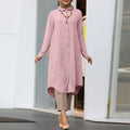 Women's Loose Long-Sleeve Modest Tunic