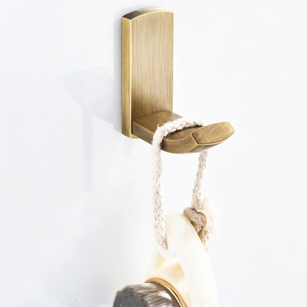 Antique Brass Bathroom Accessories Hardware Set Toilet Paper Roll Holder Bath Towel Rail Ring Wall Mounted Robe Coat Hook