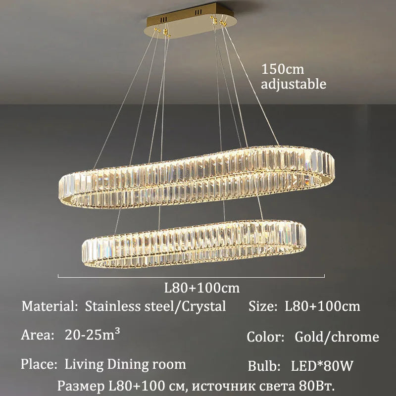 Luxury Crystal Pendant Chandelier