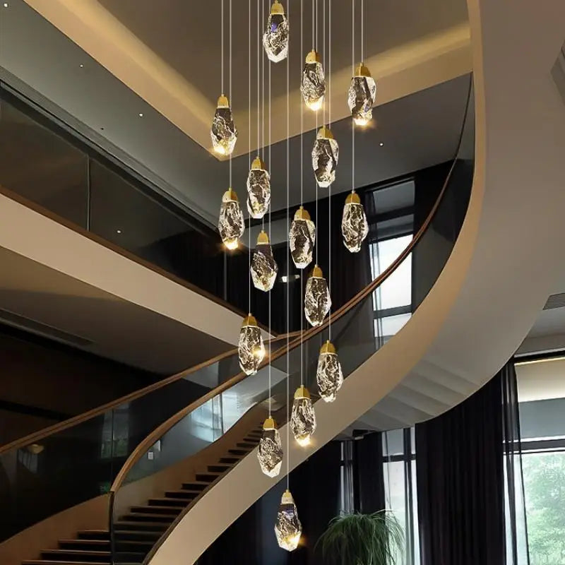 Meteorite Crystal LED Chandelier