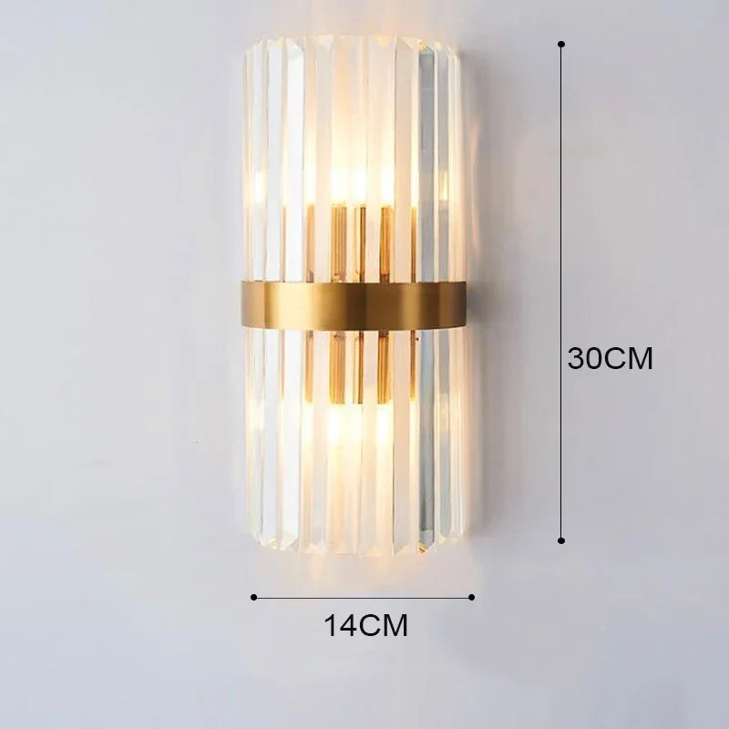 Luxury Gold LED Wall Sconce