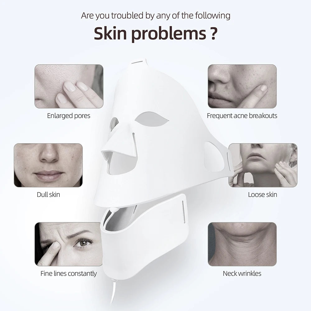7-Color LED Photon Face & Neck Mask