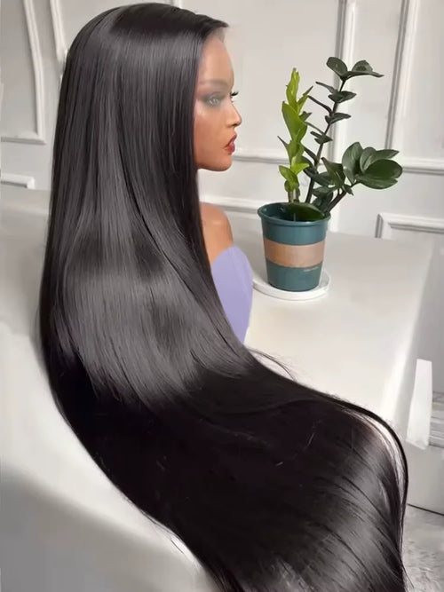 250% Density HD Lace Frontal Bone Straight Wig