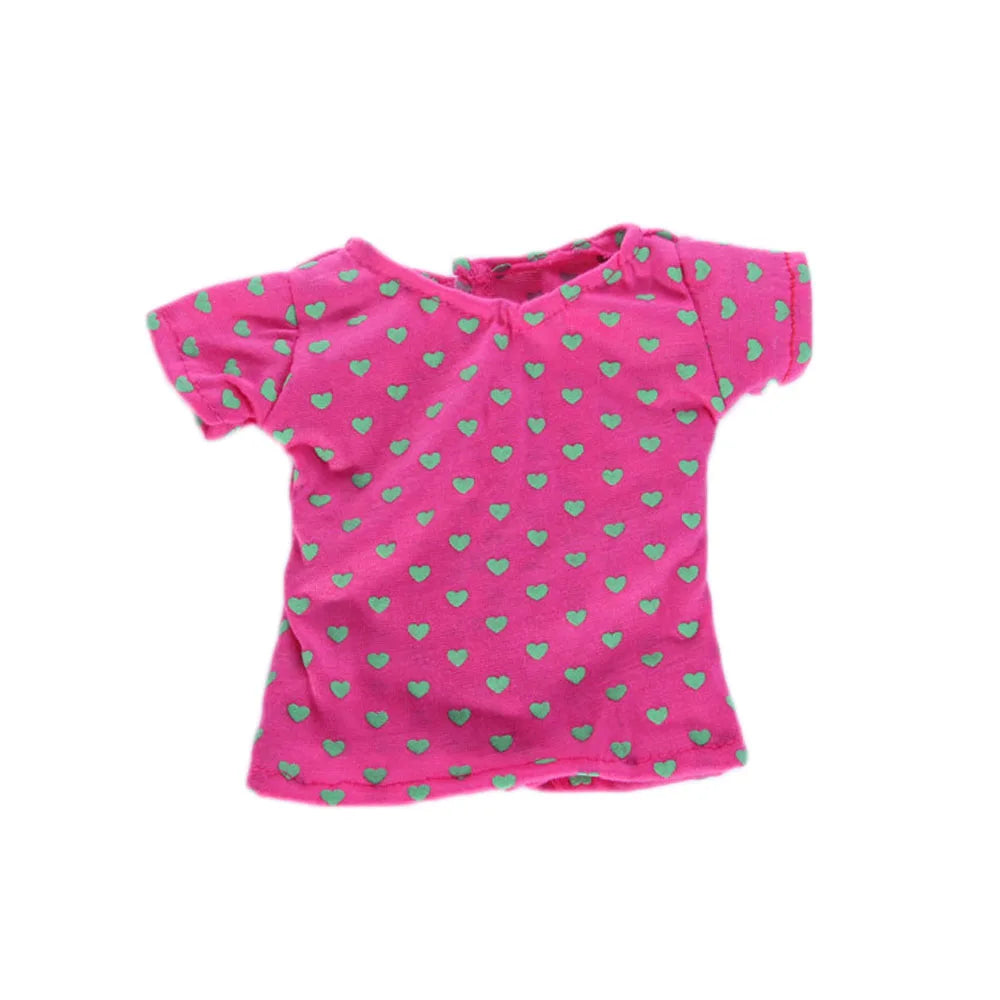 Doll T-Shirt Clothes for 16-18 Inch Dolls