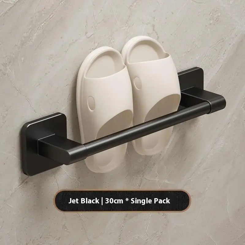 ♥Bathroom Towel Bar/Hook/Towel Rack/Kitchen Rag Rack Wall Mount Shelf Punch Free Bathroom Accessories